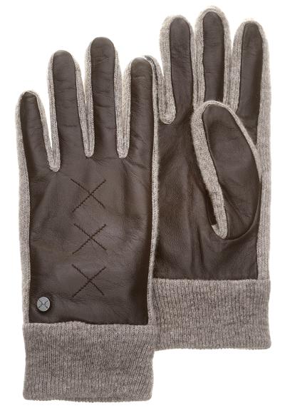 Кожаные перчатки, оригинальные заклепки из нержавеющей стали.
