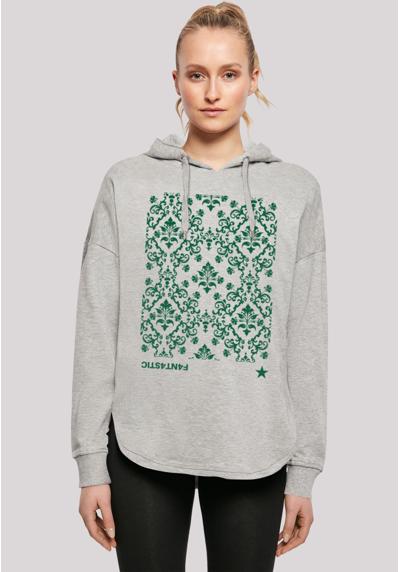 Толстовка с капюшоном Blumen Muster Grün