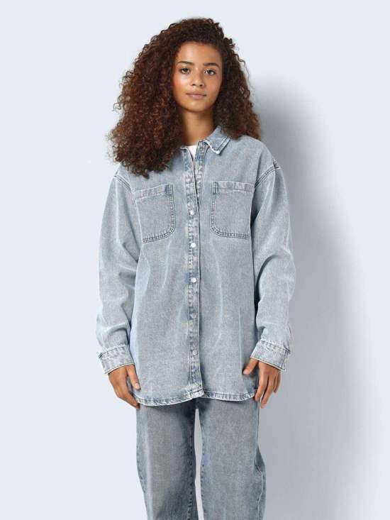 Джинсовая блузка NMALVA L/S DENIM SHACKET AZ352LB NOOS