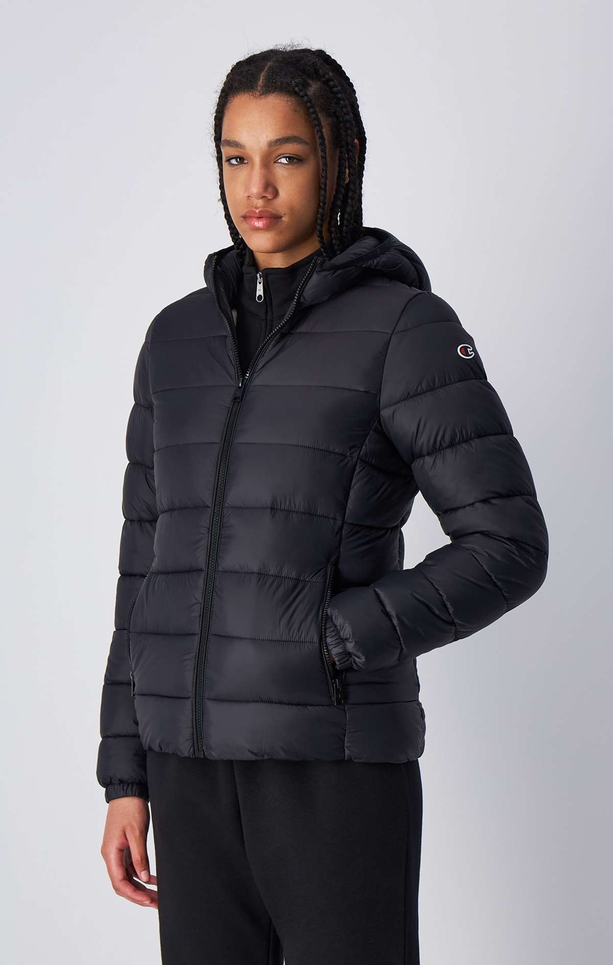 Стеганая куртка с капюшоном»Hooded Polyfilled Jacket«