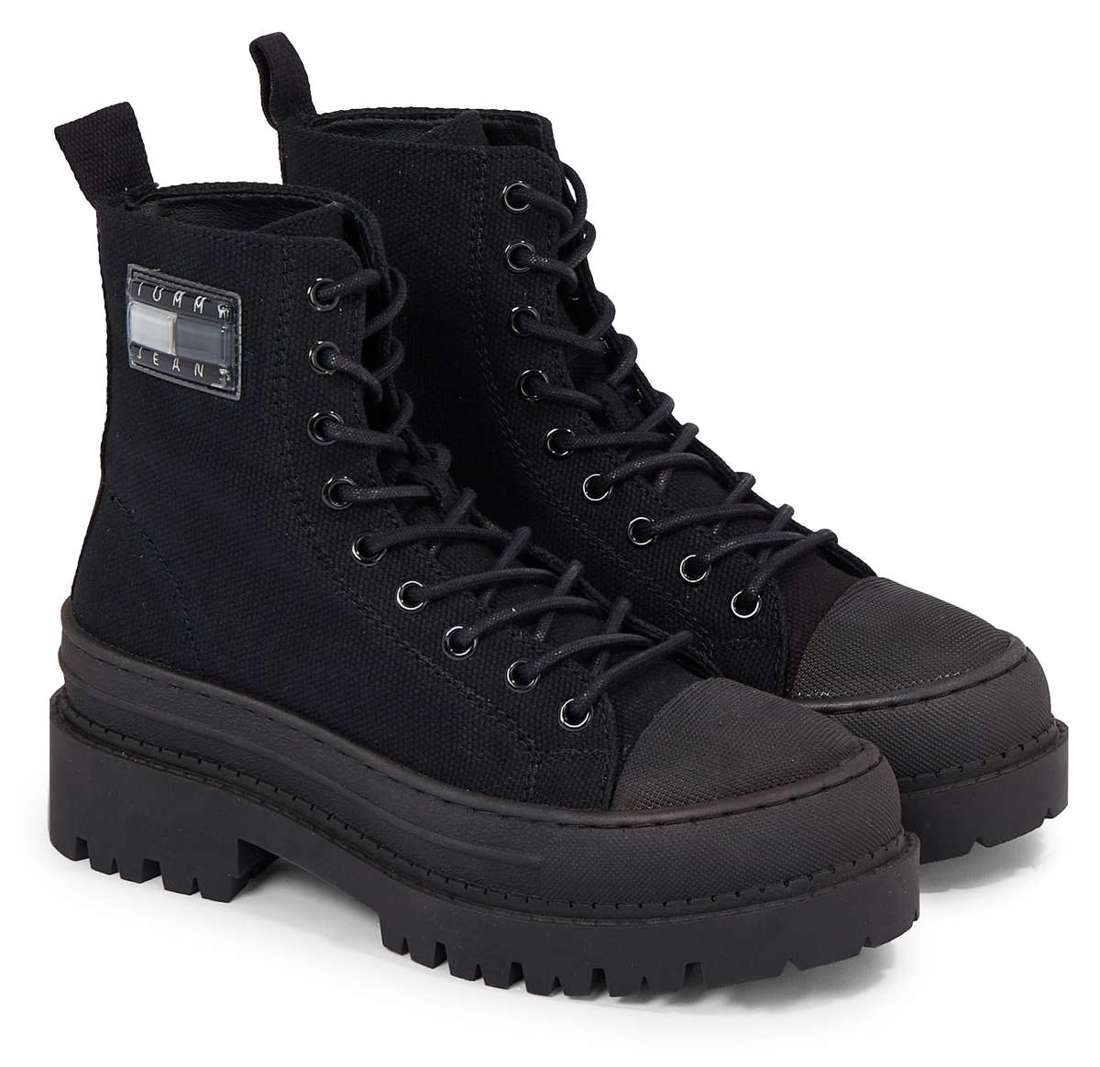 Ботинки на шнуровке с практичной петлей для подтягивания. TJW FOXING CANVAS BOOT