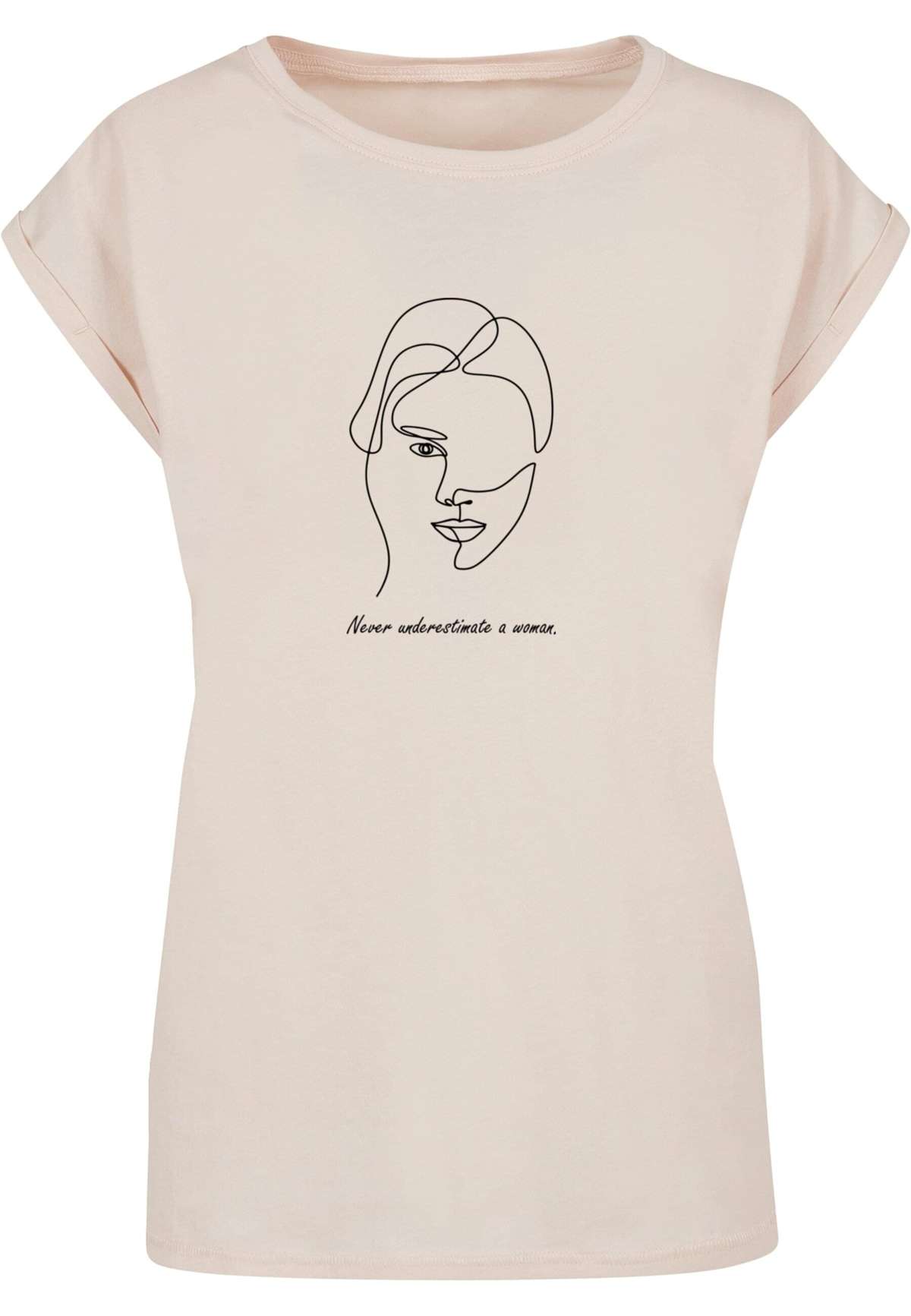 футболка »Damen Ladies WD - Woman Figure Extended Shoulder Tee«