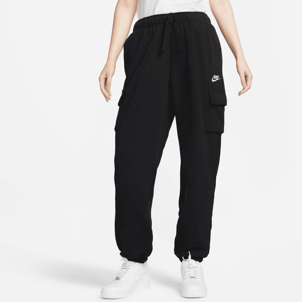 Спортивные штаны Club Fleece Women`s Mid-Rise Oversized Cargo Sweatpants