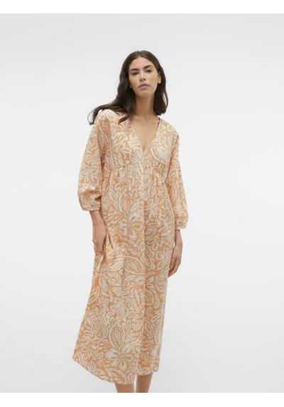Летнее платье из льна VMNETHE 3/4 7/8 DRESS WVN