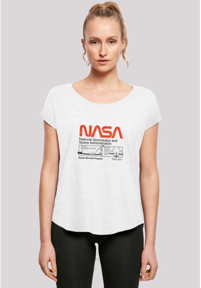 футболка Long Cut T-Shirt NASA Classic Space Shuttle White