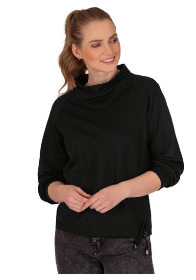 толстовка TRIGEMA Sweatshirt mit modischem Kragen