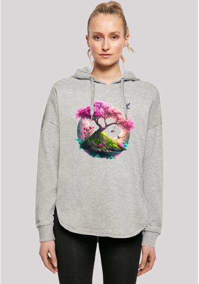 Толстовка с капюшоном »Kirschbluten Baum Oversize Hoodie«