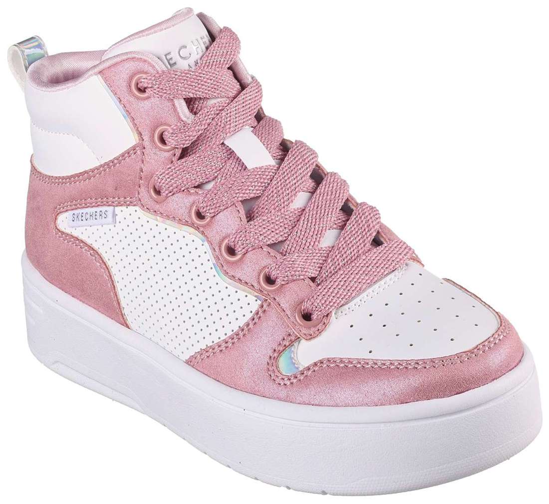 Кроссовки контрастного вида COURT HIGH-SHINE KICKS