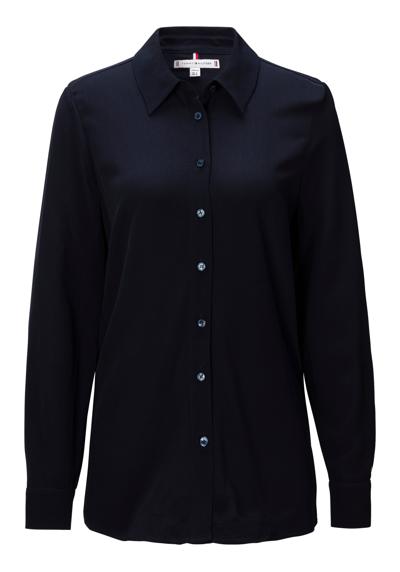 Блузка-рубашка с разрезами по бокам