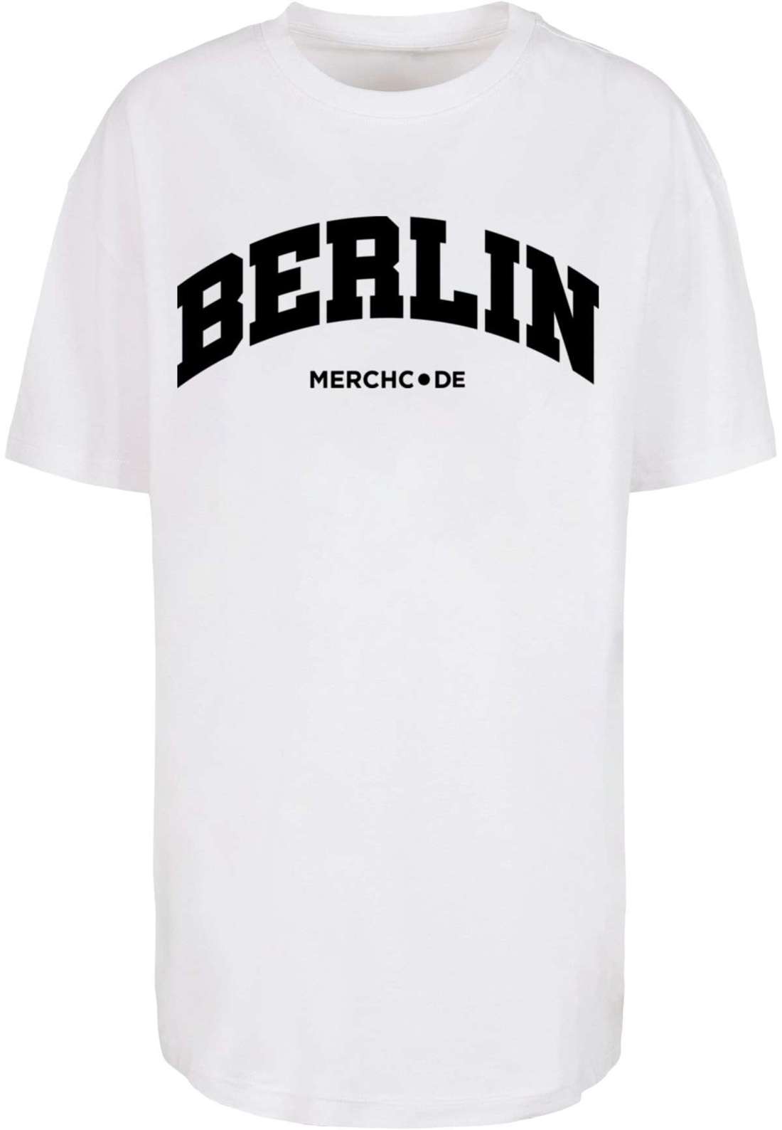 футболка Damen Ladies Berlin Wording - Oversized Boyfriend Tee