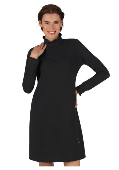 Платье из джерси TRIGEMA Stehkragen Kleid mit Rüschen