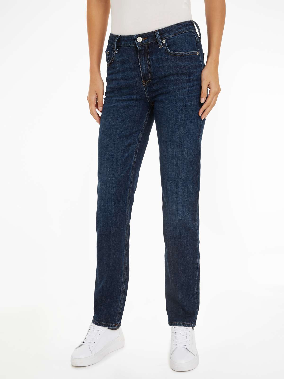 Прямые джинсы с логотипом Tommy Hilfger
