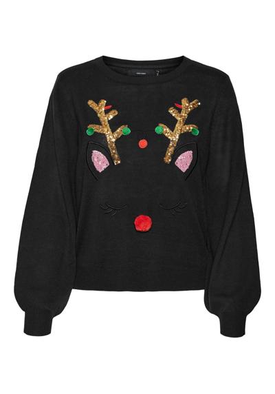 Рождественский свитер »VMRUDOLF LS O-NECK PULLOVER XMAS LCS«