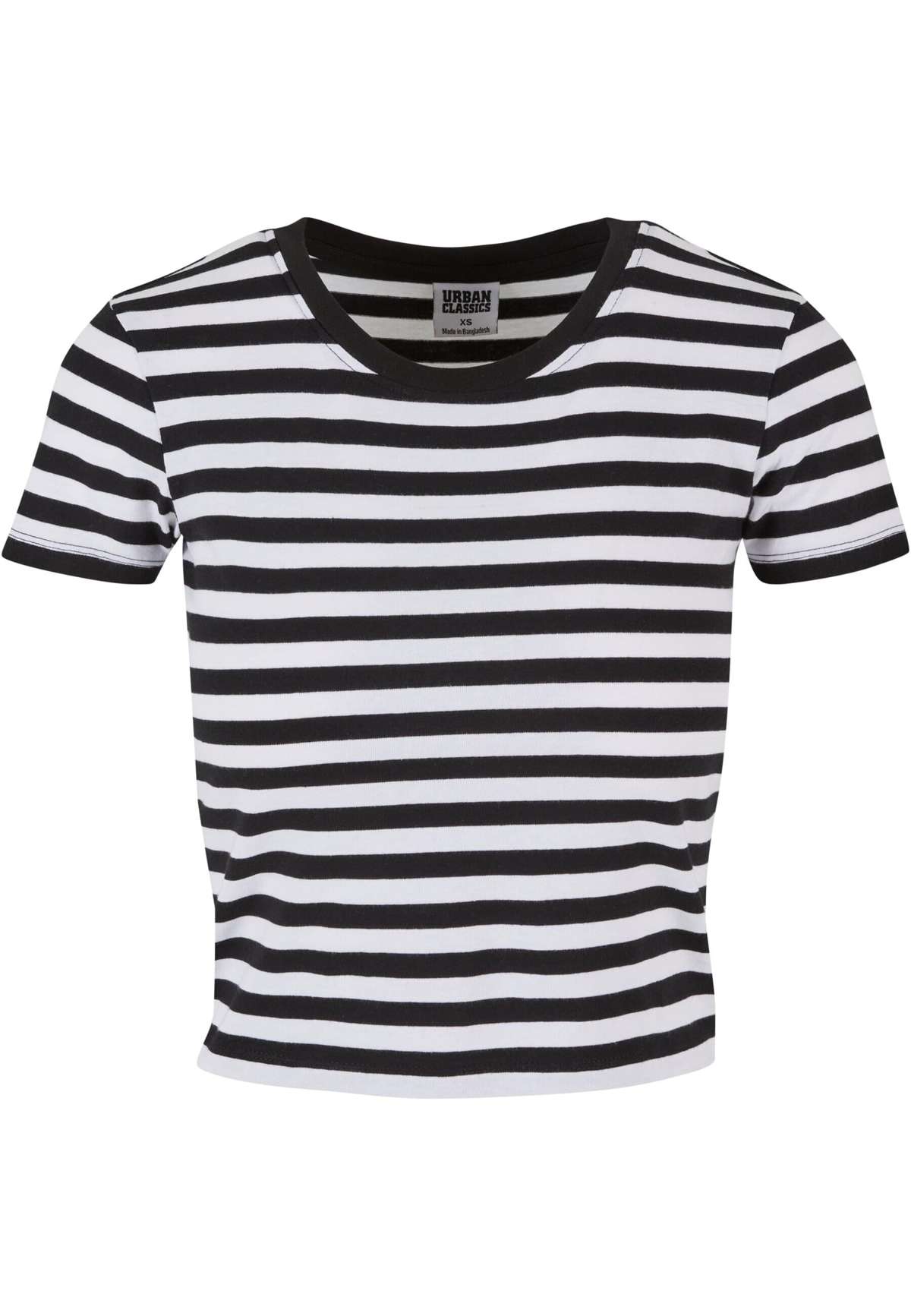 футболка »Urban Classics Damen Ladies Short Striped Tee«