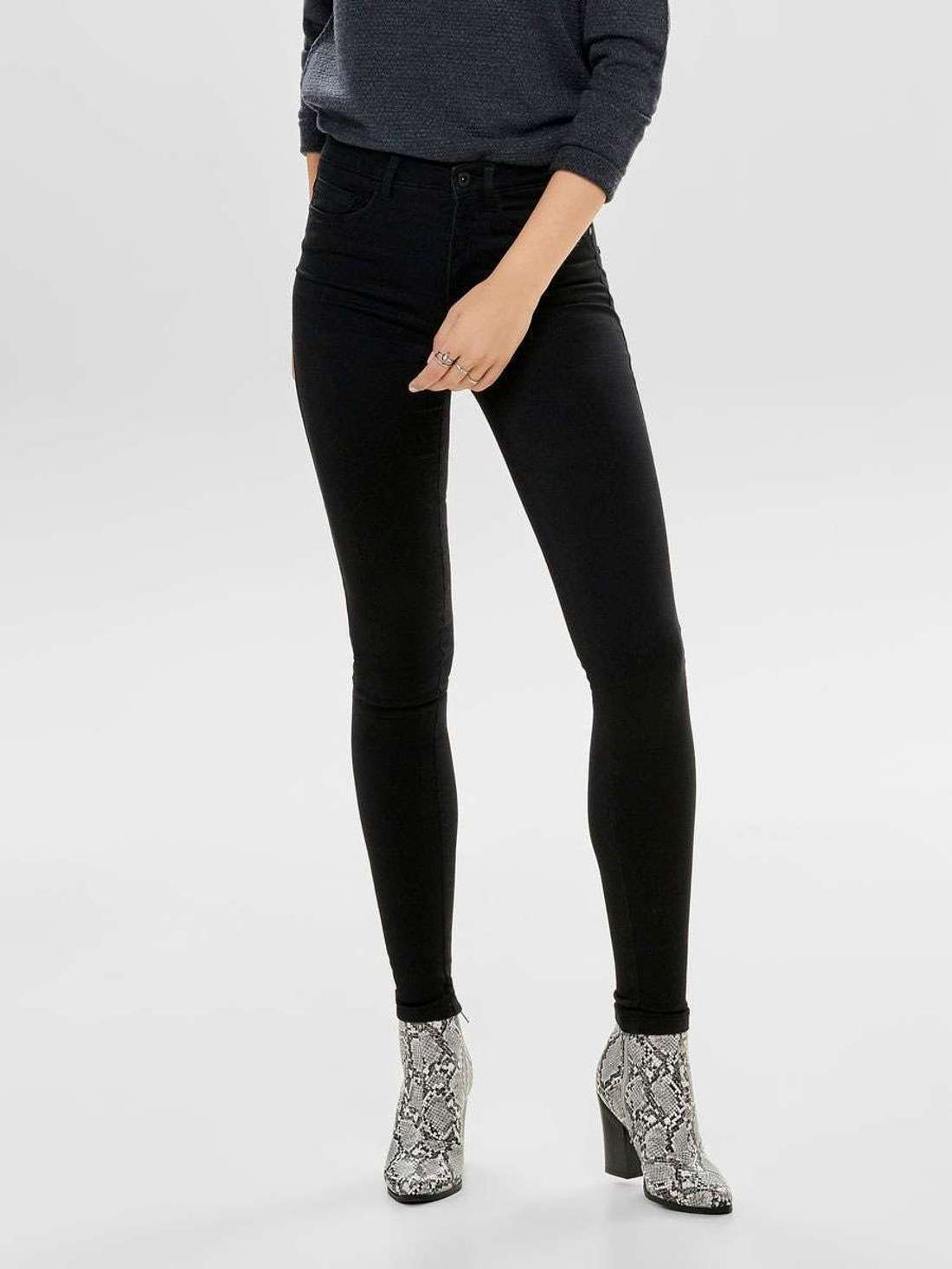 Джинсы с высокой талией и пятью карманами. ONLROYA HW SKINNY BJ13964