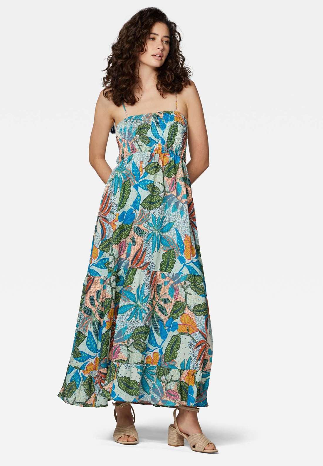 Платье макси PRINTED DRESS