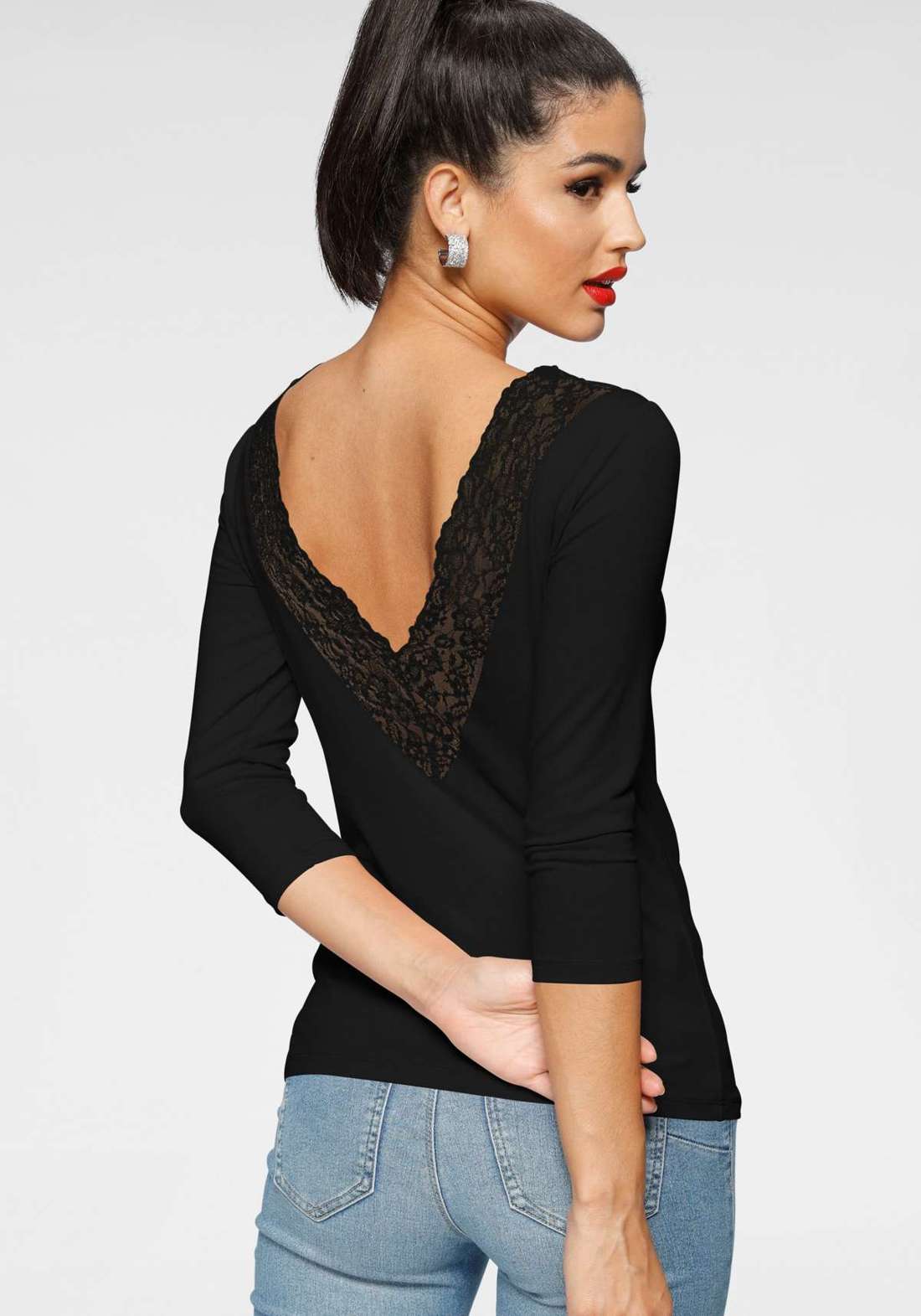 рубашка с круглым вырезом