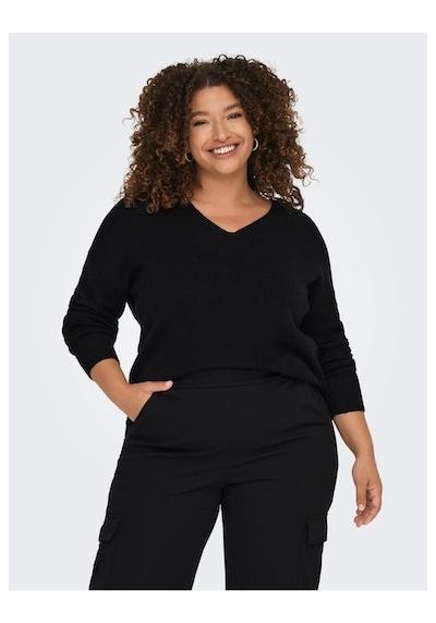 свитер с V-образным вырезом CARMARGARETA LS PULLOVER KNT NOOS
