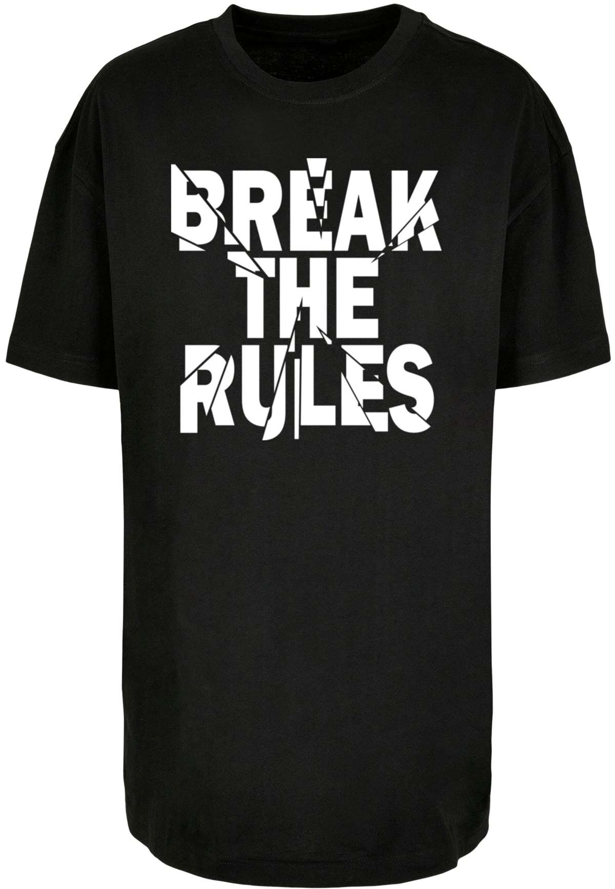 футболка »Damen Ladies Break The Rules 2 Oversized Boyfriend Tee«