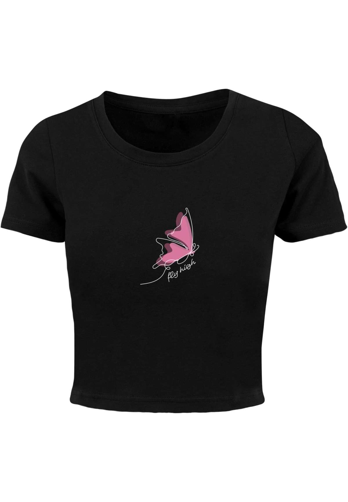 футболка »Damen Ladies Fly High Cropped Tee«