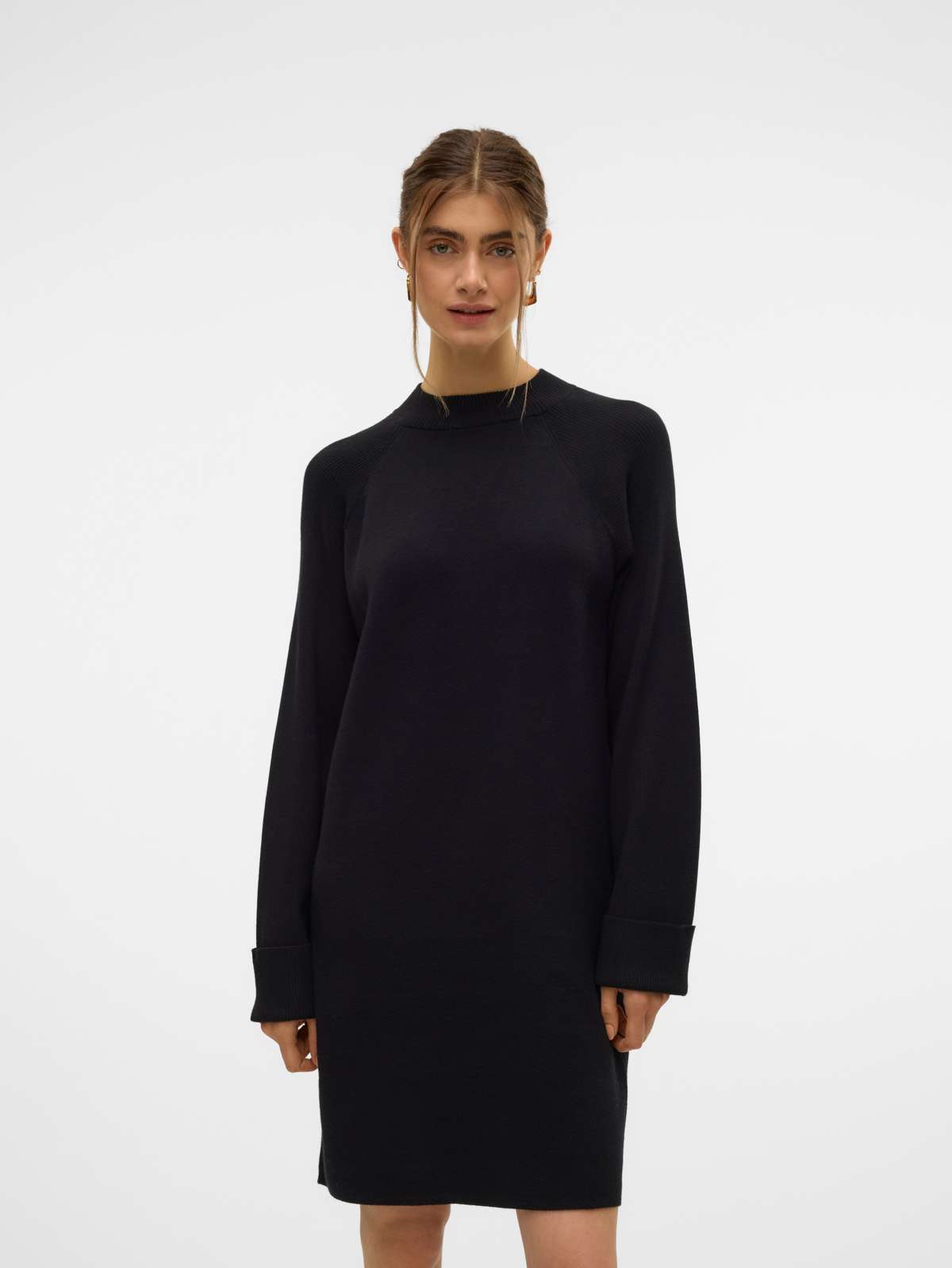 Трикотажное платье VMGOLD MIX LS HIGHNECK ABK DRESS GA