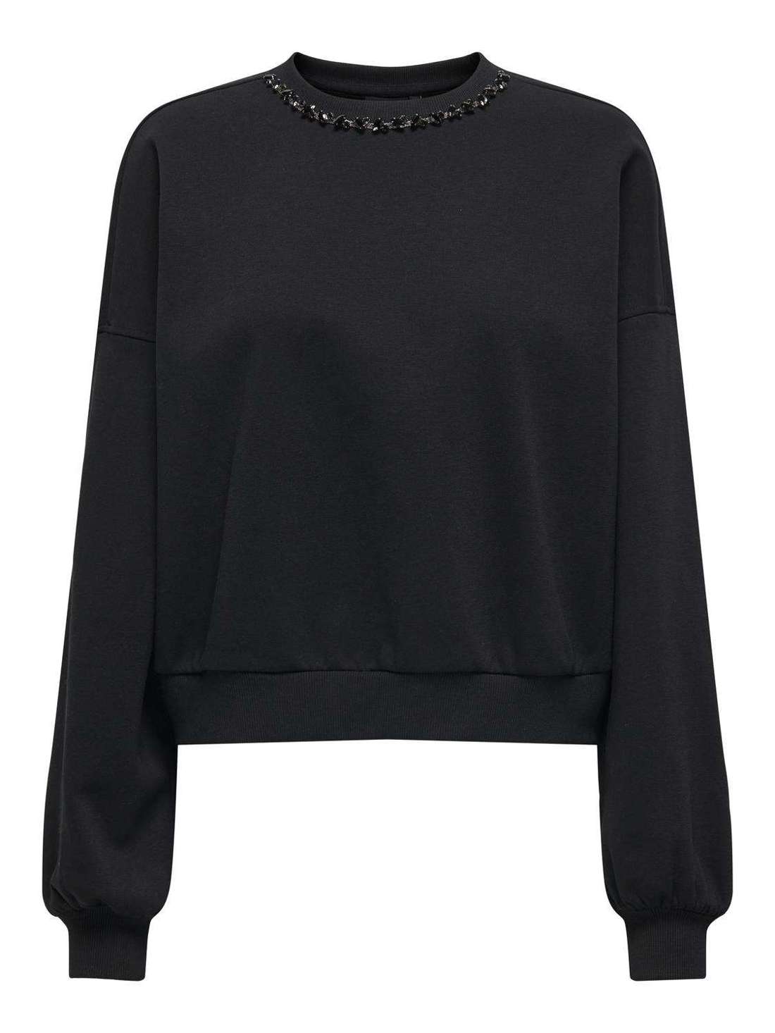 толстовка ONLKIARA L/S O-NECK EMBELLISHMENT SWT
