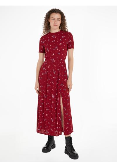 Платье-блузка с цветочным принтом
