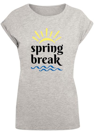 футболка »Damen Ladies Spring break - Extended Shoulder Tee«