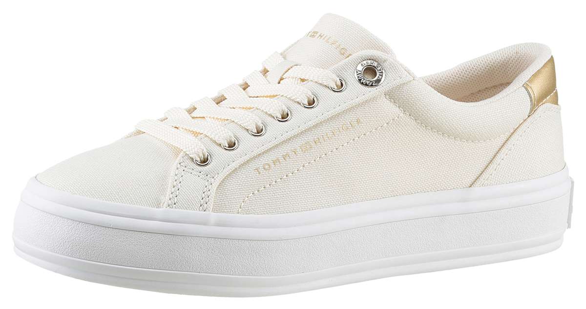 кроссовки на платформе ESSENTIAL VULC CANVAS SNEAKER