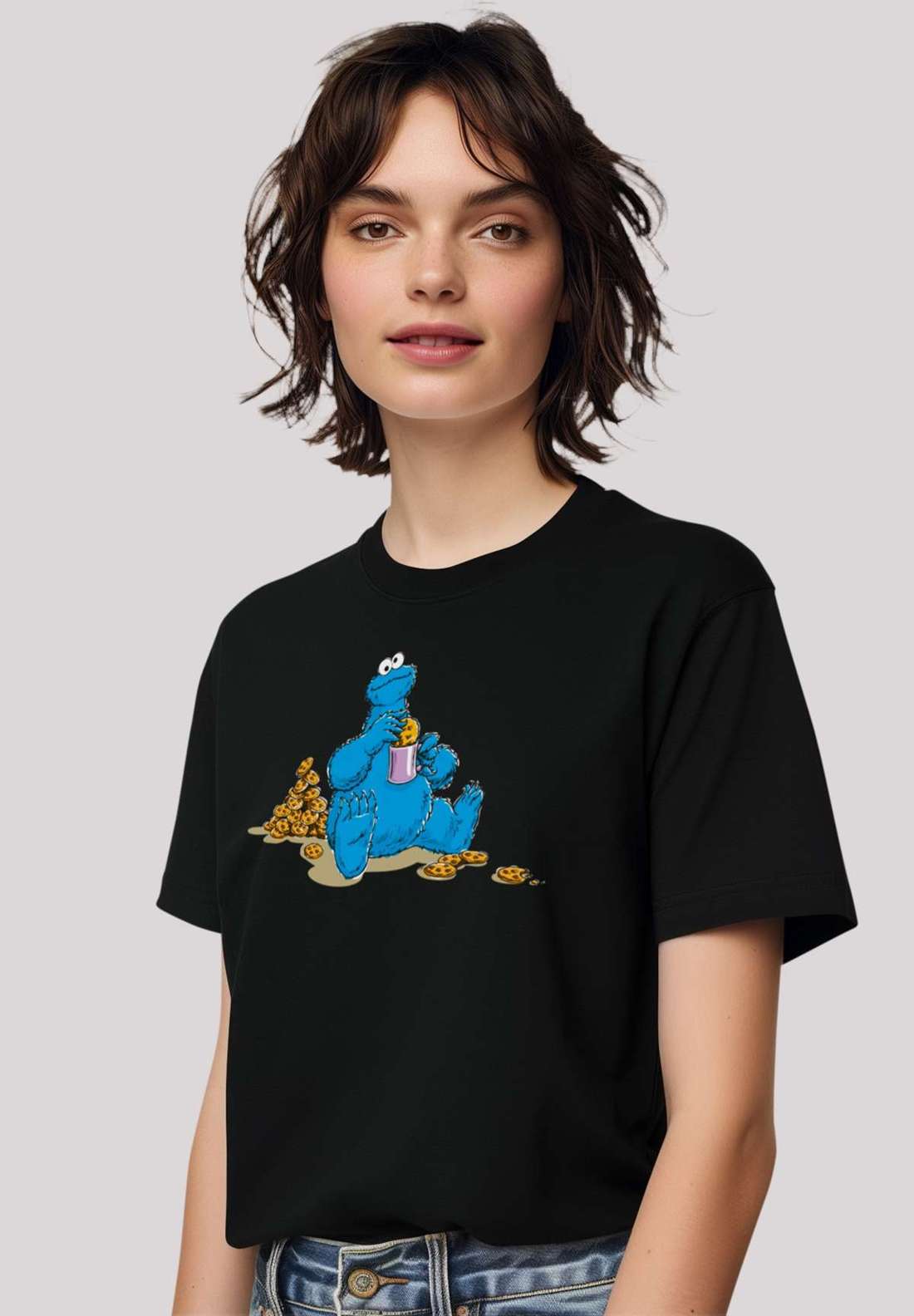 футболка Sesamstraße Cookie Monster Coockietime