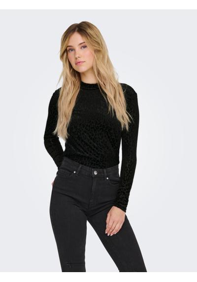 Рубашка с длинным рукавом ONLELIANA L/S HIGHNECK TOP BOX JRS