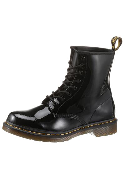 Блестящие ботинки на шнуровке – узкая форма. 1460 W Patent Lamper 8 Eye Boot