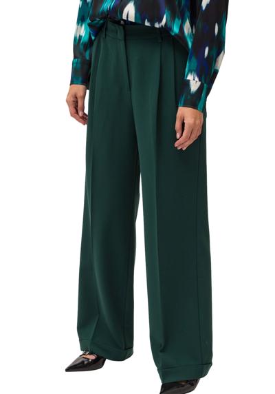Тканевые брюки zero Hose Wide Leg mit Bügelfalte 30 Inch