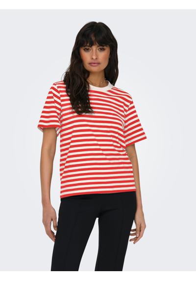 Рубашка с коротким рукавом ONLLIVINA S/S STRIPE TEE JRS NOOS