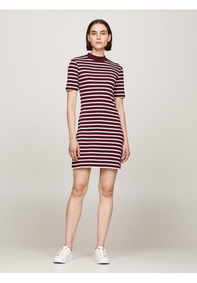 Платье-рубашка с воротником-стойкой SLIM CODY MOCK-NK DRESS