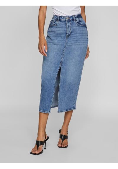Джинсовая юбка VIJAF HW MIDI DENIM SKIRT-NOOS