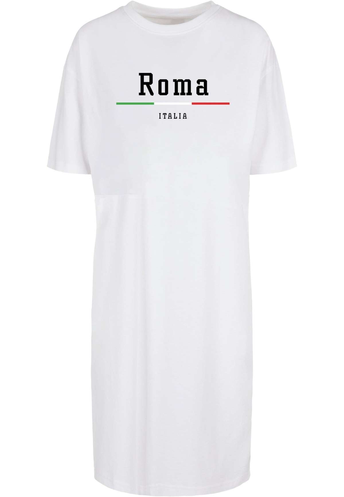 Платье-рубашка »Damen Ladies Roma Organic Oversized Slit Tee Dress«