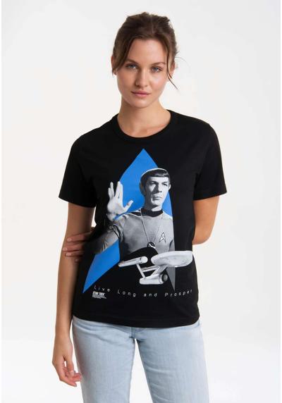 Футболка с лицензионным принтом Star Trek - Spock, Logo, USS Enterprise