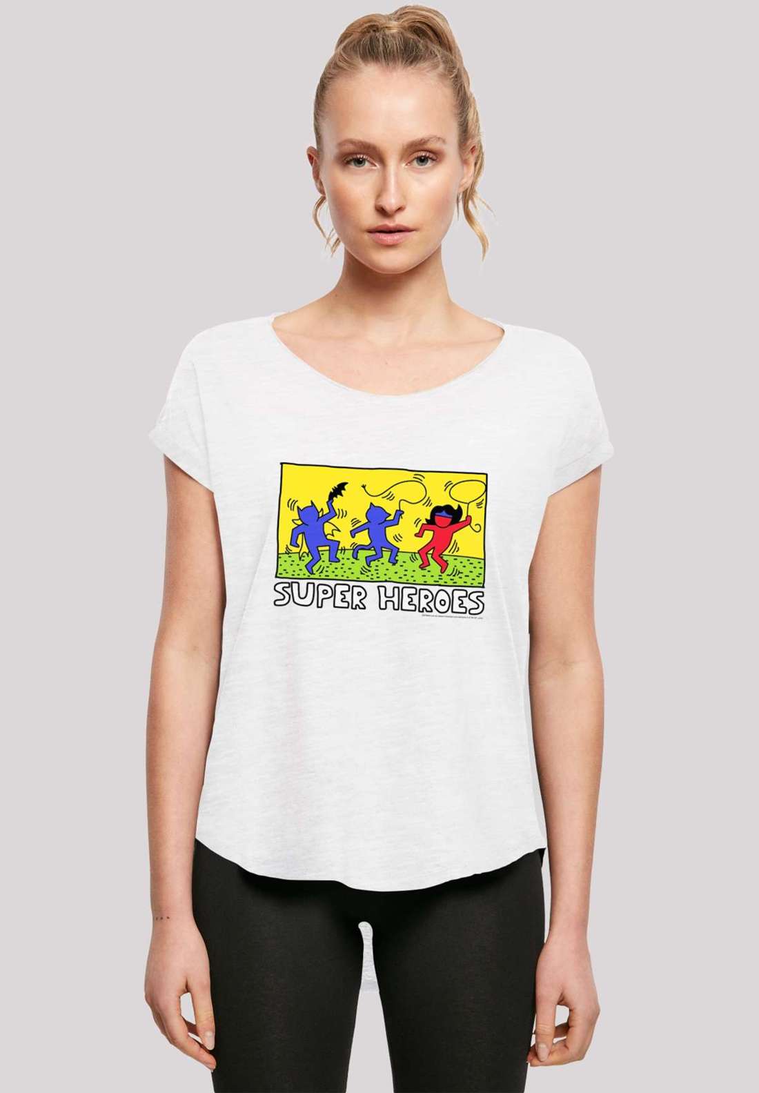 футболка Long Cut T-Shirt `Batman Pop Art`