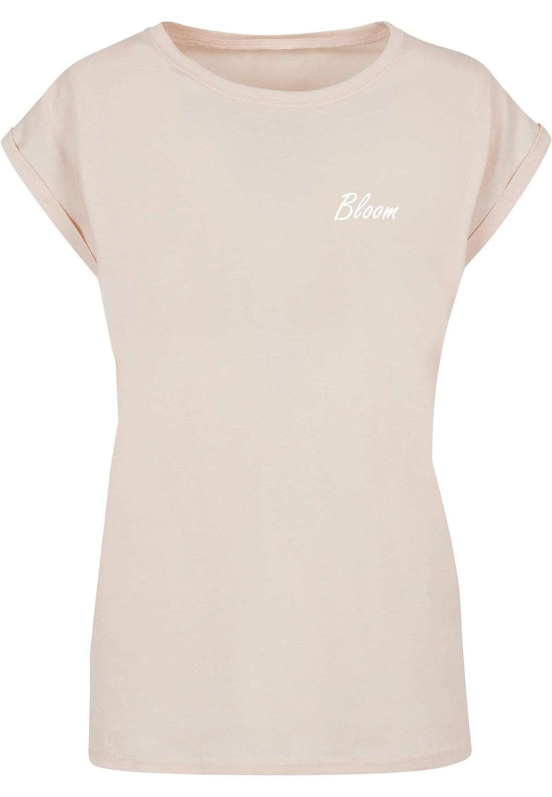 футболка Damen Ladies Flowers Bloom Extended Shoulder Tee