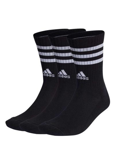 Короткие носки Socken 3-Streifen Cushioned Crew 3er Pack