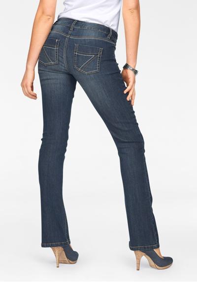 Джинсы Bootcut mit Kontrastnähten