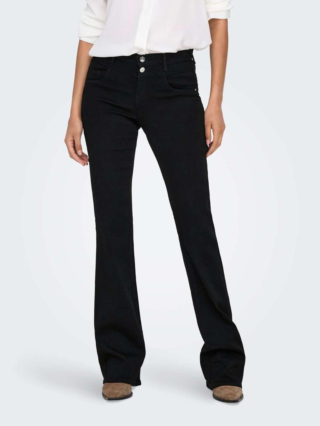 Джинсы Bootcut ONLRAIN MID FRONT YOKE FLARED DNM BOX X