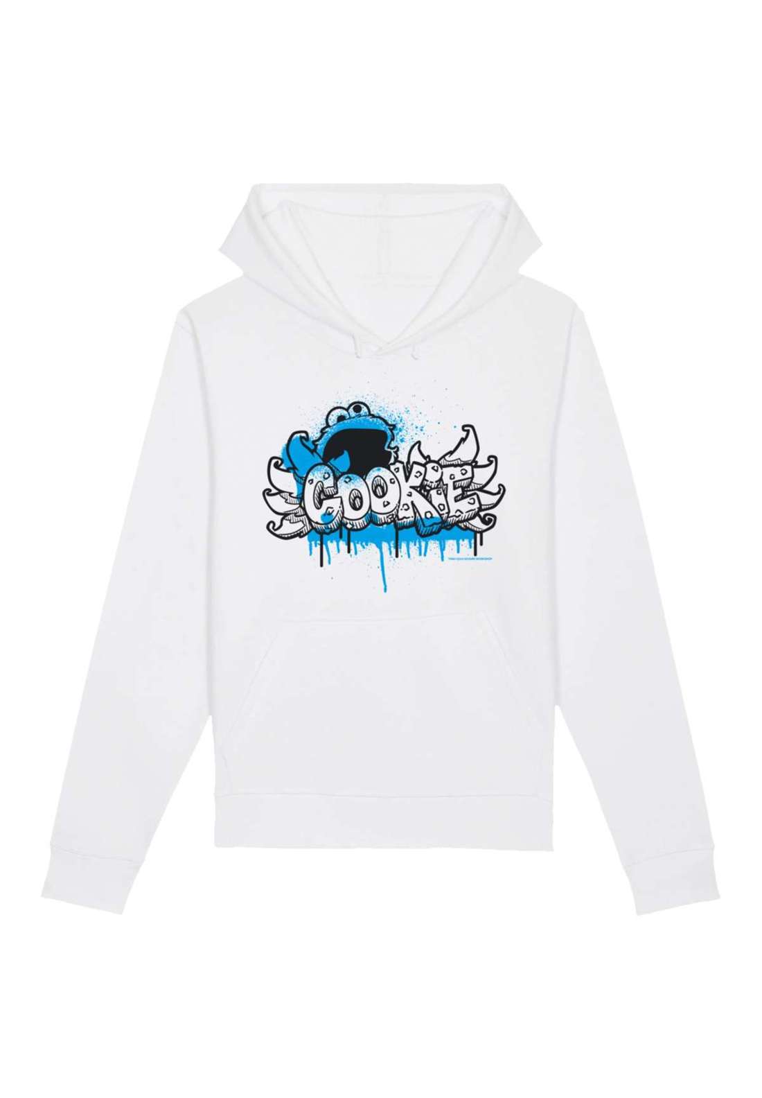 Толстовка с капюшоном Sesamstraße Cookie Fingers Graffiti