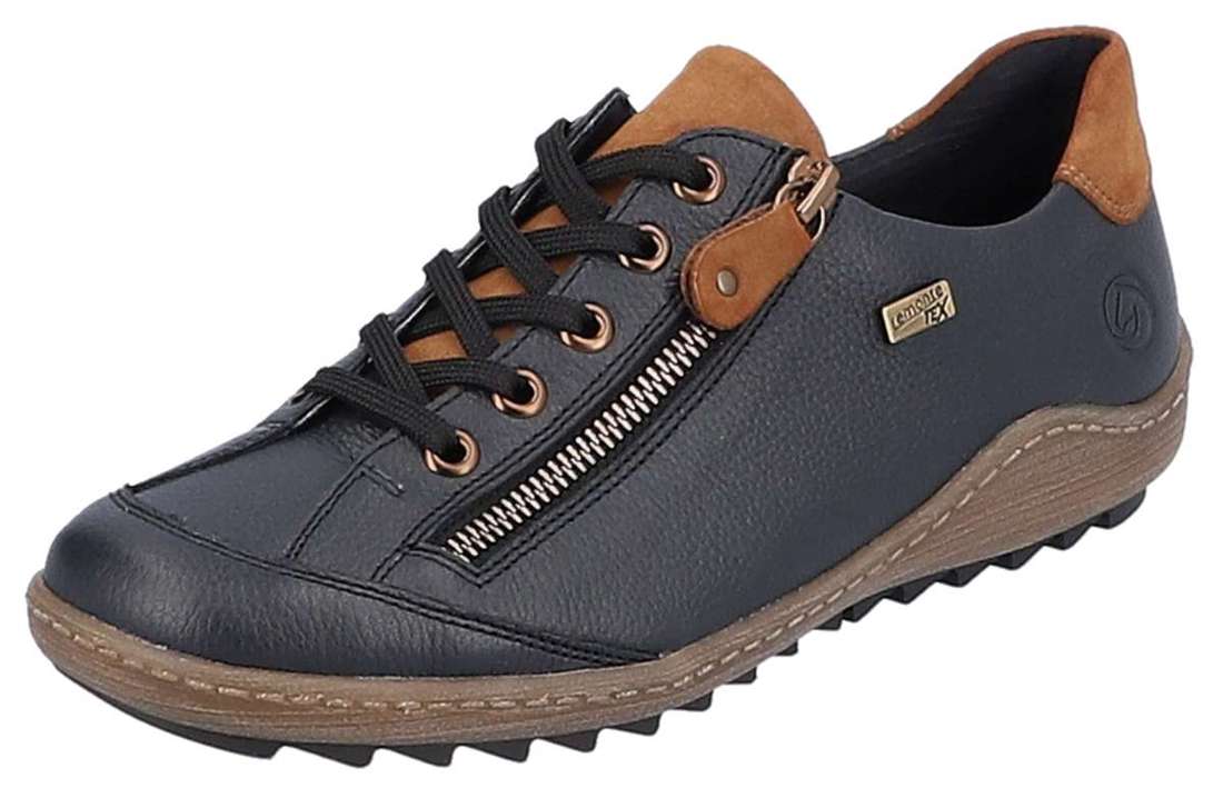 Туфли на шнуровке с элементами Tex.