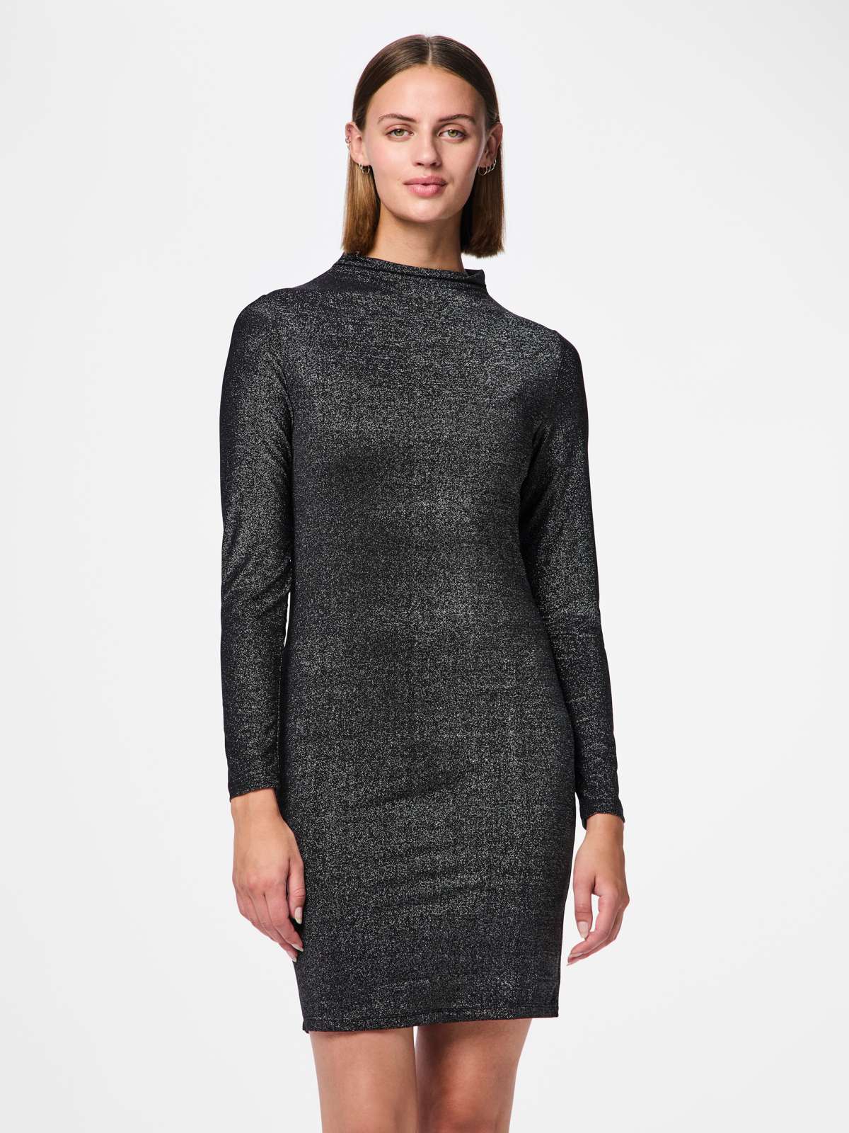 Мини-платье PCMONICA LS GLITTER DRESS NOOS