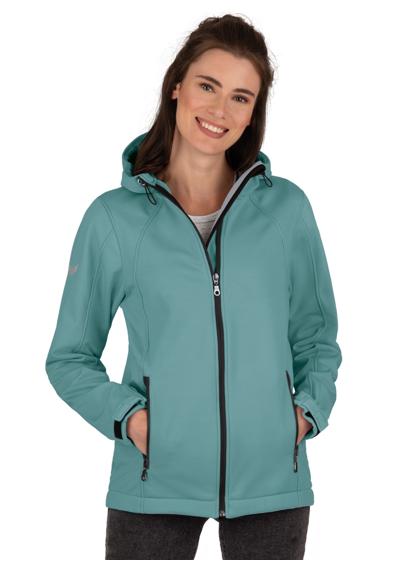 Куртка из софтшелла TRIGEMA Taillierte Softshell–Kapuzenjacke