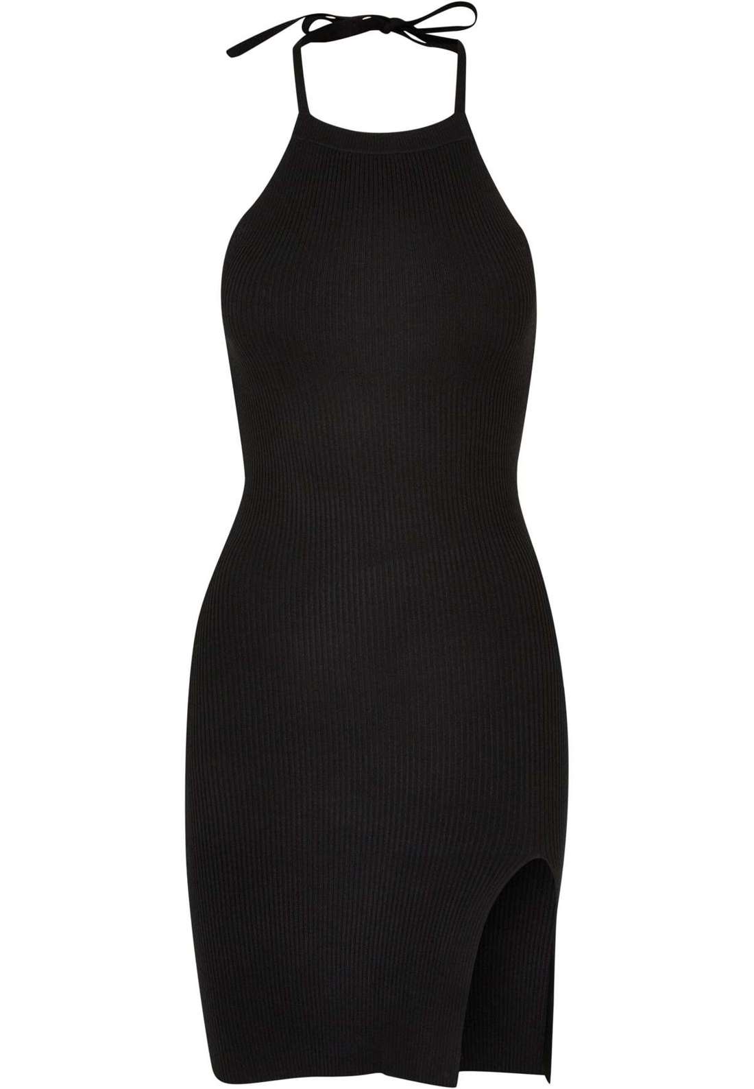 Платье-рубашка Urban Classics Damen Ladies Rib Knit Neckholder Dress