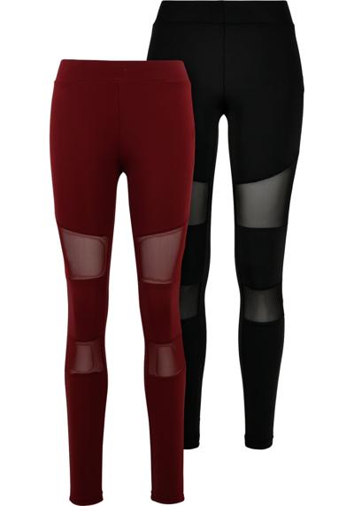 леггинсы »Urban Classics Damen Ladies Tech Mesh Leggings 2-Pack«