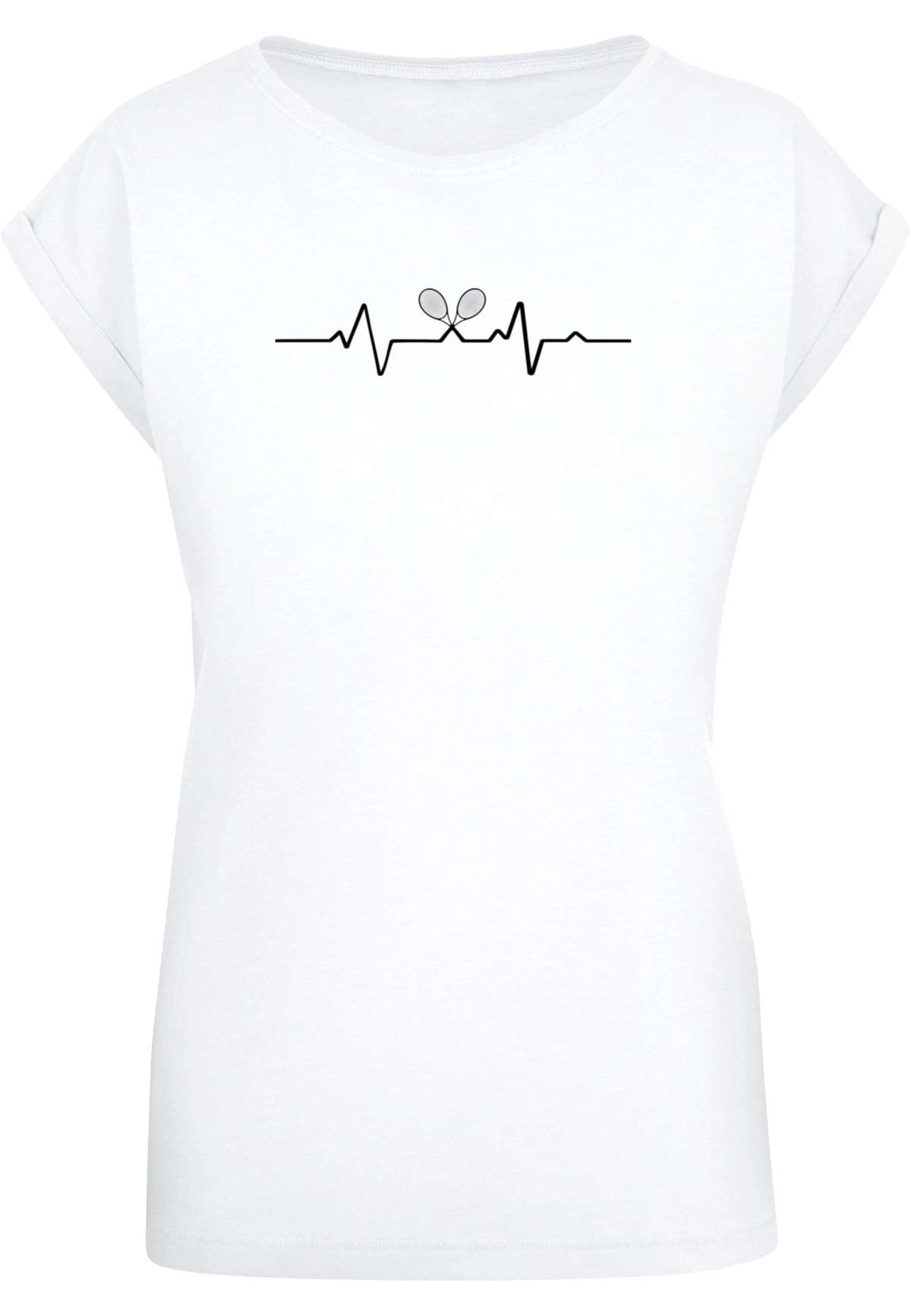 футболка »Damen Ladies Tennis Beats Extended Shoulder Tee«